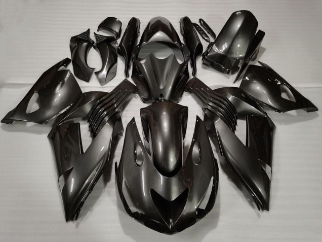 2006-2011 Kawasaki ZX14R Motorcycle Fairings - Glossy Black UK