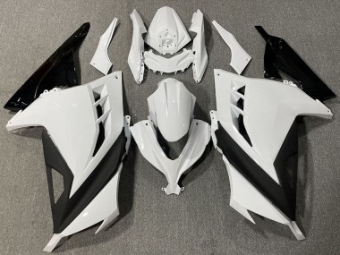 2013-2024 Kawasaki Ninja 300 Motorcycle Fairings - White Black UK