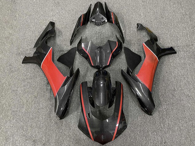 2015-2019 Yamaha R1 Motorcycle Fairings - Carbon Fiber Red UK