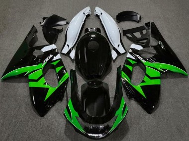 1996-2007 Yamaha YZF600R Thundercat Motorcycle Fairings - Glossy Black Green White UK