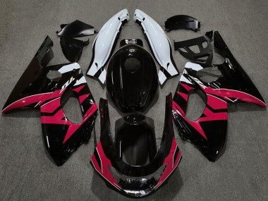 1996-2007 Yamaha YZF600R Thundercat Motorcycle Fairings - Glossy Black Pink White UK