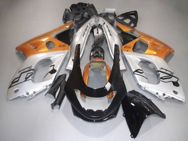 1996-2007 Yamaha YZF600R Thundercat Motorcycle Fairings - Silver Orange Black UK