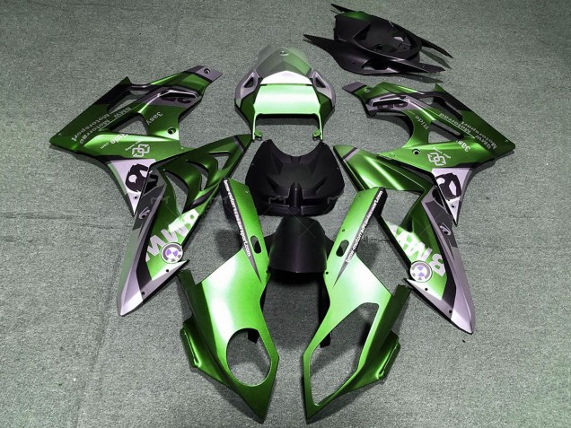 2017-2018 BMW S1000RR Motorcycle Fairings - Green Black Light Purple UK