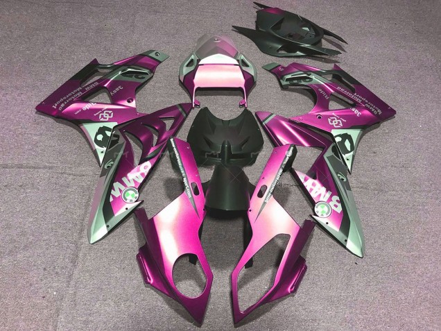 2017-2018 BMW S1000RR Motorcycle Fairings - Pink Black UK