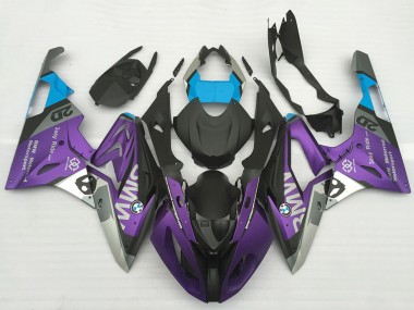 2017-2018 BMW S1000RR Motorcycle Fairings - Silver Purple Blue Matte Black UK