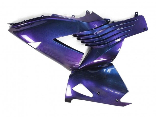 2006-2011 Kawasaki ZX14R ZZR1400 Motorcycle Fairings - Chameleon Blue Purple UK