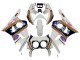 1990-1999 Honda CBR400RR NC29 Motorcycle Fairings - White Gold Red Dark Blue Rothmans UK