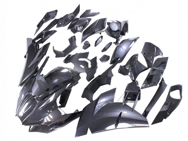 2015-2022 Kawasaki Ninja H2 Motorcycle Fairings - Black Carbon Fiber UK