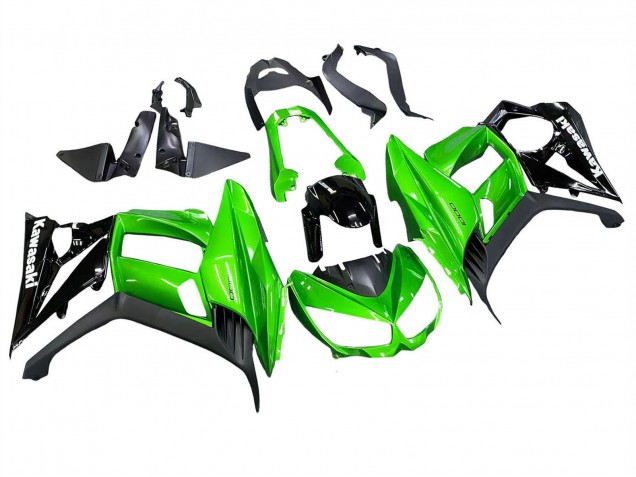 2010-2016 Kawasaki Z1000SX Motorcycle Fairings - Glossy Black Matte Black Green UK