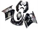 1989-1990 Kawasaki ZXR250 Motorcycle Fairings - Glossy Black Grey Elf Touch4 Bridgestone UK