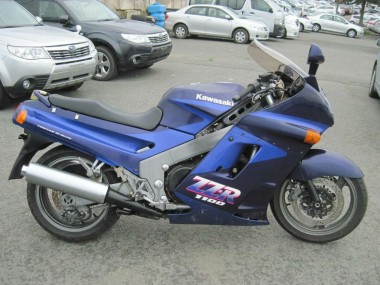 1990-1992 Kawasaki ZZR1100 Motorcycle Fairings - Blue Dark Blue UK