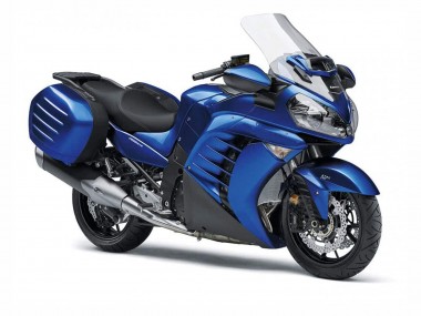 2007-2009 Kawasaki GTR1400/ZG1400 Motorcycle Fairings - Blue Black UK
