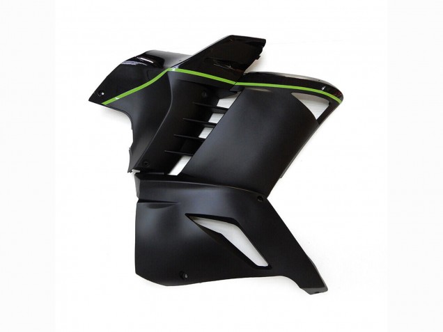 2007-2009 Kawasaki GTR1400/ZG1400 Motorcycle Fairings - Matte Black Green Lines UK