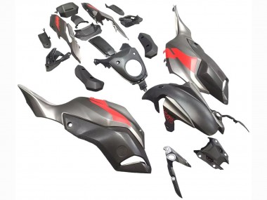 2012-2017 Yamaha MT07/FZ07 Motorcycle Fairings - Grey Red UK