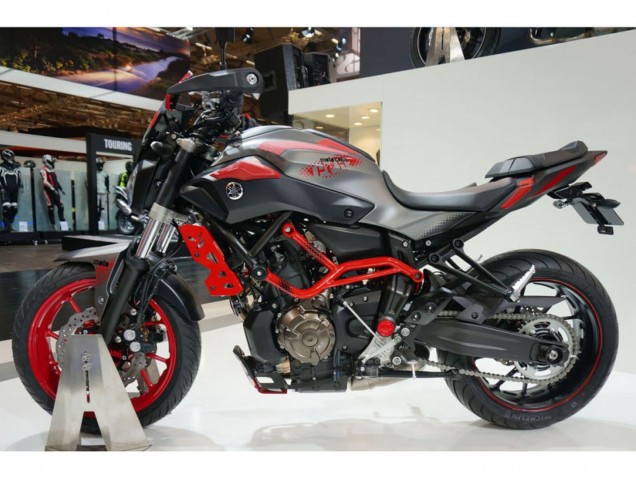 2012-2017 Yamaha MT07/FZ07 Motorcycle Fairings - Grey Red UK
