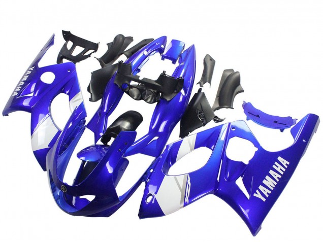 1996-2007 Yamaha YZF600R Thundercat Motorcycle Fairing - Blue White Silver UK