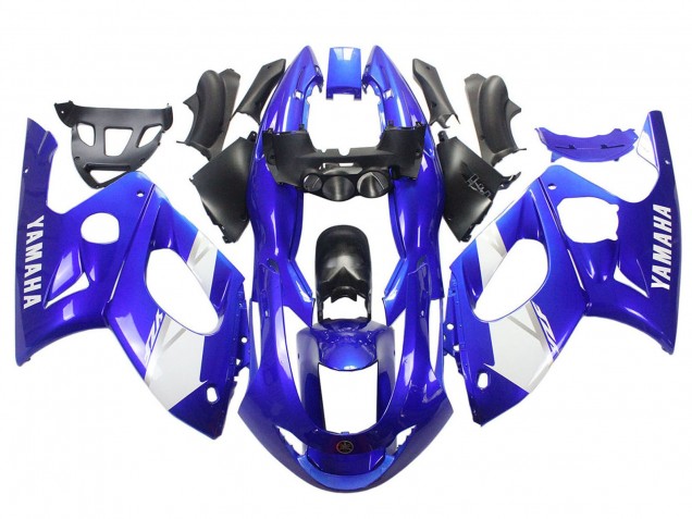 1996-2007 Yamaha YZF600R Thundercat Motorcycle Fairing - Blue White Silver UK