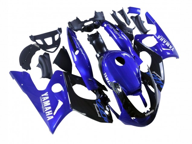 1996-2007 Yamaha YZF600R Thundercat Motorcycle Fairings - Blue Glossy Black UK