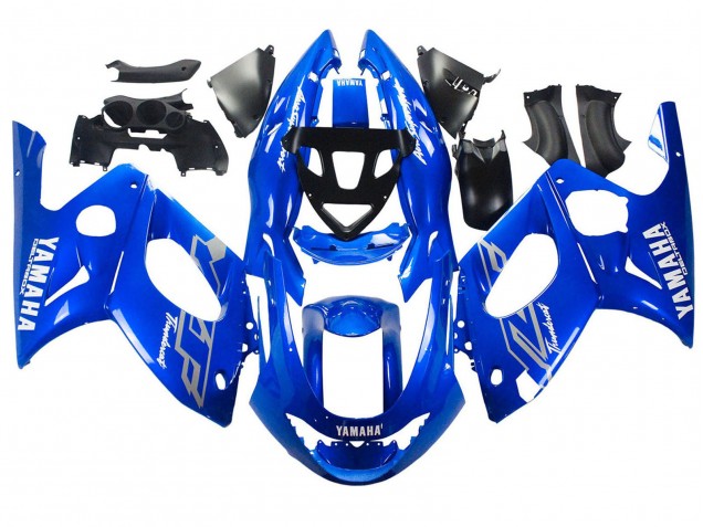 1996-2007 Yamaha YZF600R Thundercat Motorcycle Fairings - Blue White Silver UK