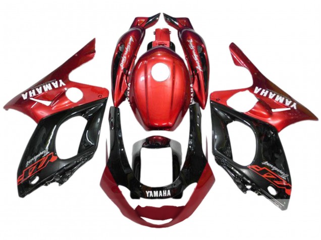 1996-2007 Yamaha YZF600R Thundercat Motorcycle Fairings - Red Black Silver UK