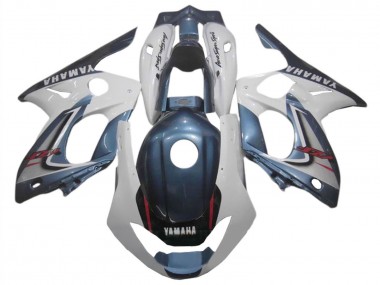 1996-2007 Yamaha YZF600R Thundercat Motorcycle Fairings - Dark Blue White UK