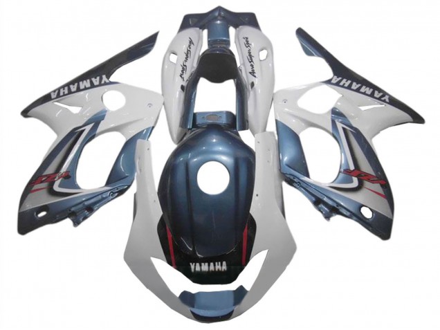 1996-2007 Yamaha YZF600R Thundercat Motorcycle Fairings - Dark Blue White UK
