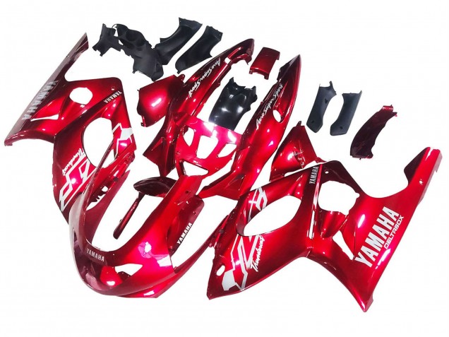 1996-2007 Yamaha YZF600R Thundercat Motorcycle Fairings - Red White Thunderace UK