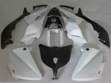 2012-2014 Yamaha TMAX530 Motorcycle Fairings - White Glossy Black UK