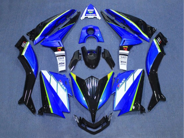 2015-2016 Yamaha TMAX530 Motorcycle Fairings - White Blue Black UK