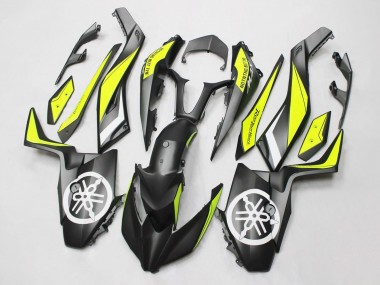 2017-2021 Yamaha XMAX300 Motorcycle Fairings - Black Yellow White UK