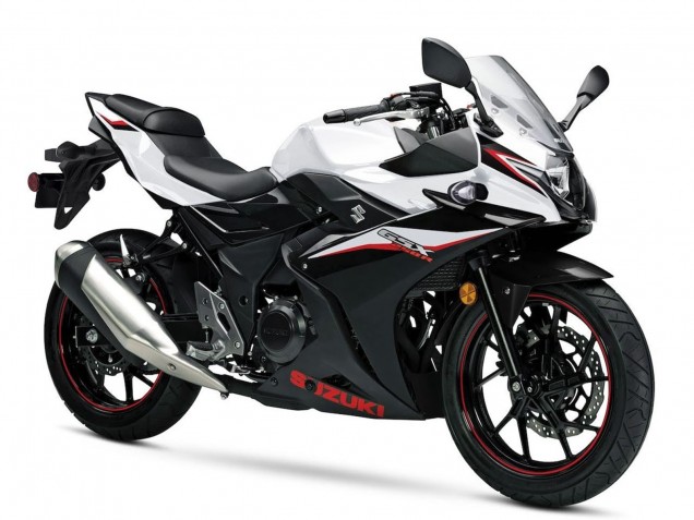 2017-2020 Suzuki GSX250R Motorcycle Fairing - White Black UK