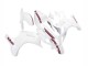 2003-2013 Suzuki SV650 Motorcycle Fairings - White with Dark Red Lines UK