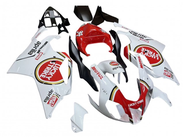 2003-2006 Aprilia RSV1000 Motorcycle Fairings - White Red Lucky Strike Motul 34 UK