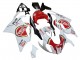 2003-2006 Aprilia RSV1000 Motorcycle Fairings - White Red Lucky Strike Motul 34 UK