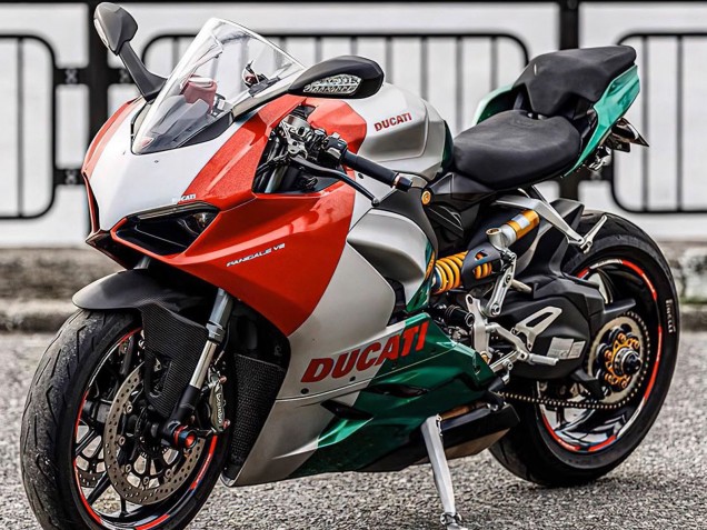 2020-2024 Ducati Panigale V2 Motorcycle Fairings - Silver Red Green UK