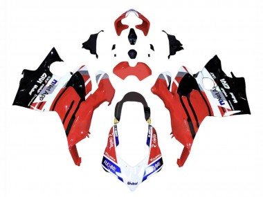 2018-2019 Ducati Panigale V4 V4S Motorcycle Fairings - Red Blue Glossy Black Flex-Box Givi UK