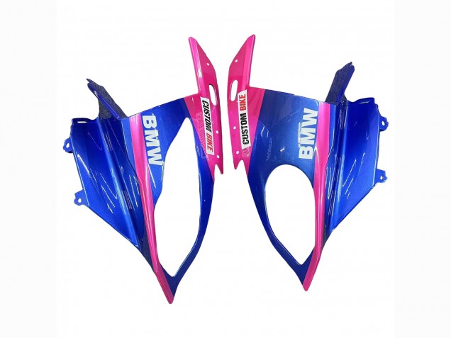 2017-2018 BMW S1000RR Motorcycle Fairings - Pink Blue Yellow Shark UK