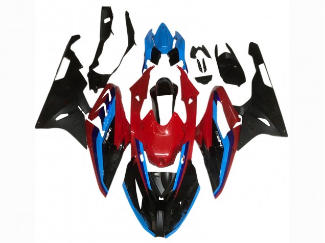 2017-2018 BMW S1000RR Motorcycle Fairings - Blue Red Black UK