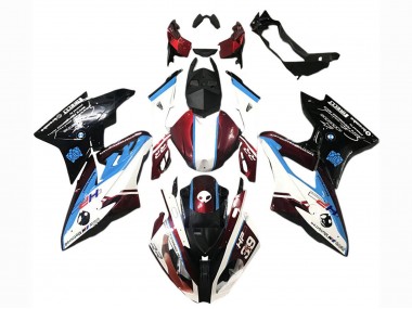 2017-2018 BMW S1000RR Abs Fairings - White Blue Red Glossy Black UK