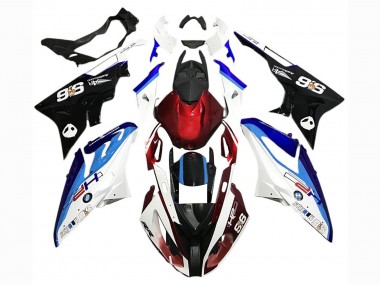 2017-2018 BMW S1000RR Motorcycle Fairing - White Blue Red Black UK