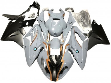 2017-2018 BMW S1000RR Motorcycle Fairings - Nardo Grey Matte Black UK