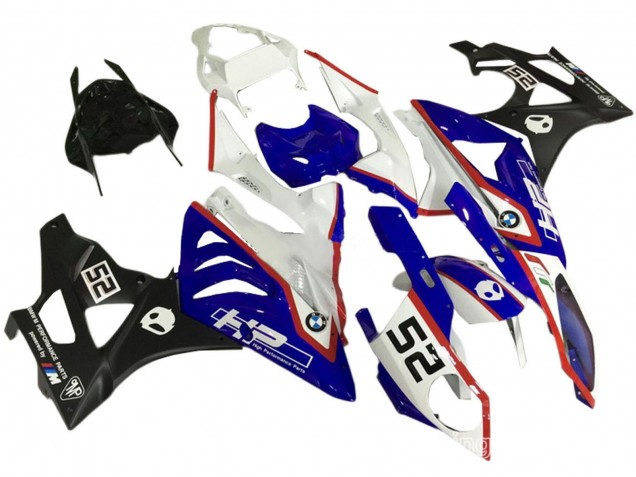 2009-2014 BMW S1000RR Motorbike Fairings - White Red Blue Black HP UK