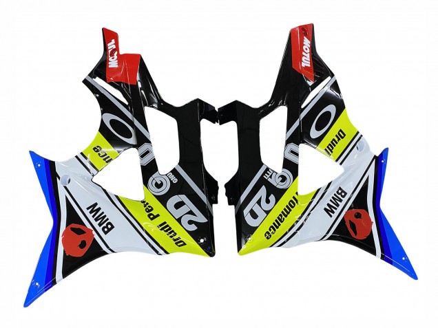 2009-2014 BMW S1000RR Motorcycle Fairings - Blue Yellow Red Black Shark VR 46 UK