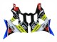 2009-2014 BMW S1000RR Motorcycle Fairings - Blue Yellow Red Black Shark VR 46 UK