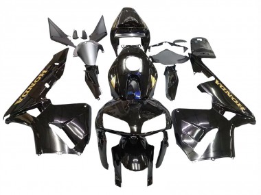 2005-2006 Honda CBR600RR Motorcycle Fairings - Black with Gold Logo UK