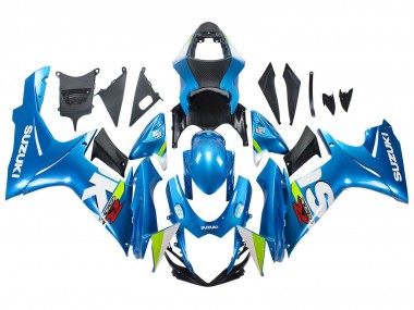 2011-2024 Suzuki GSXR 600 / GSXR 750 Motorcycle Fairings - Light Blue Green White Red UK