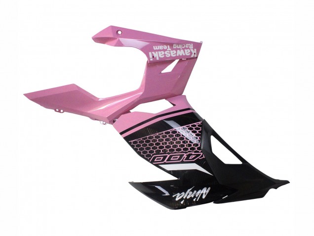 2018-2024 Kawasaki Ninja 400 Motorcycle Fairings - Pink Matte Black Honeycomb UK