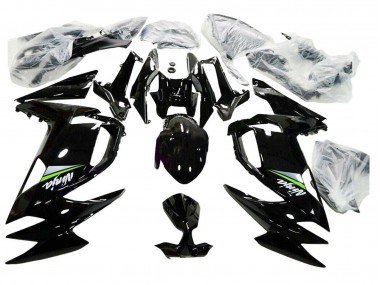 2020-2025 Kawasaki Ninja 650 EX650 Motorcycle Fairings - Glossy Black Green UK