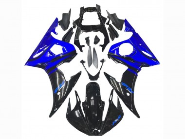 2006-2009 Yamaha YZF R6S Motorcycle Fairings - Blue Glossy Black UK