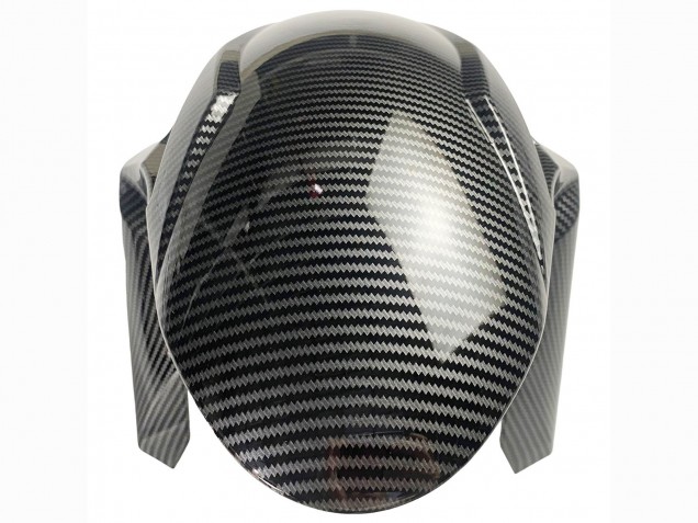 2019-2022 Kawasaki ZX6R Motorcycle Fairings - White Black Carbon Fiber UK